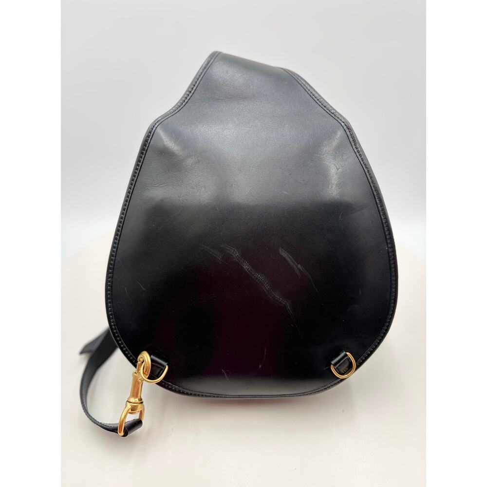 Authenticated Gucci Horsebit Suede Sling Backpack | Italian Luxury Icon - Picture 6 of 9